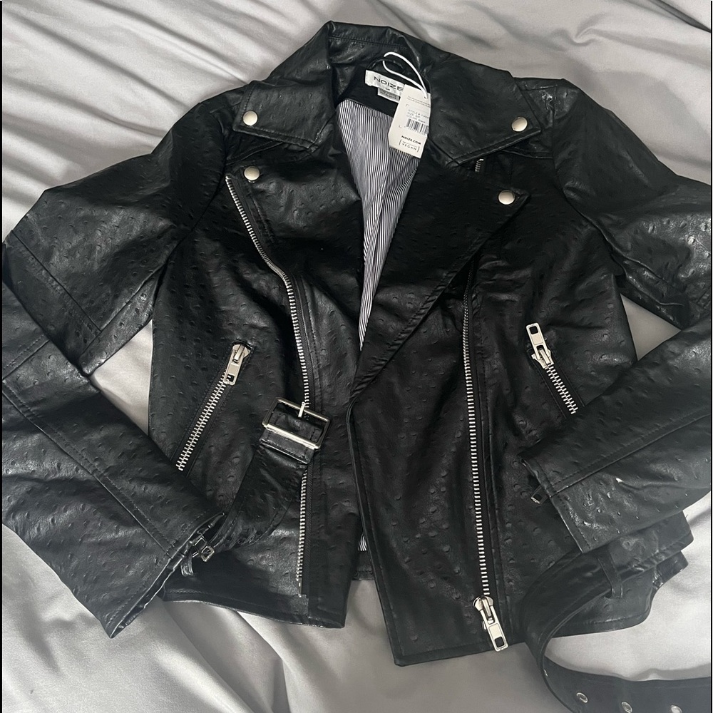 Noize vegan leather jacket